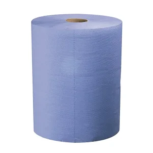 a roll of bluetex branded cleaning cloth